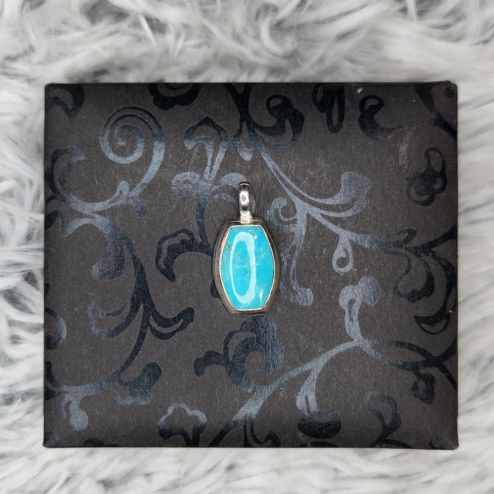 .925 turquoise pendant